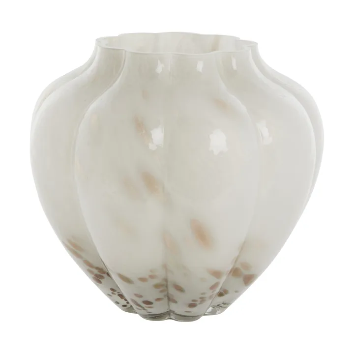Mara 花瓶24.5x24.5cm - 米白色_浅金色 - Lene Bjerre