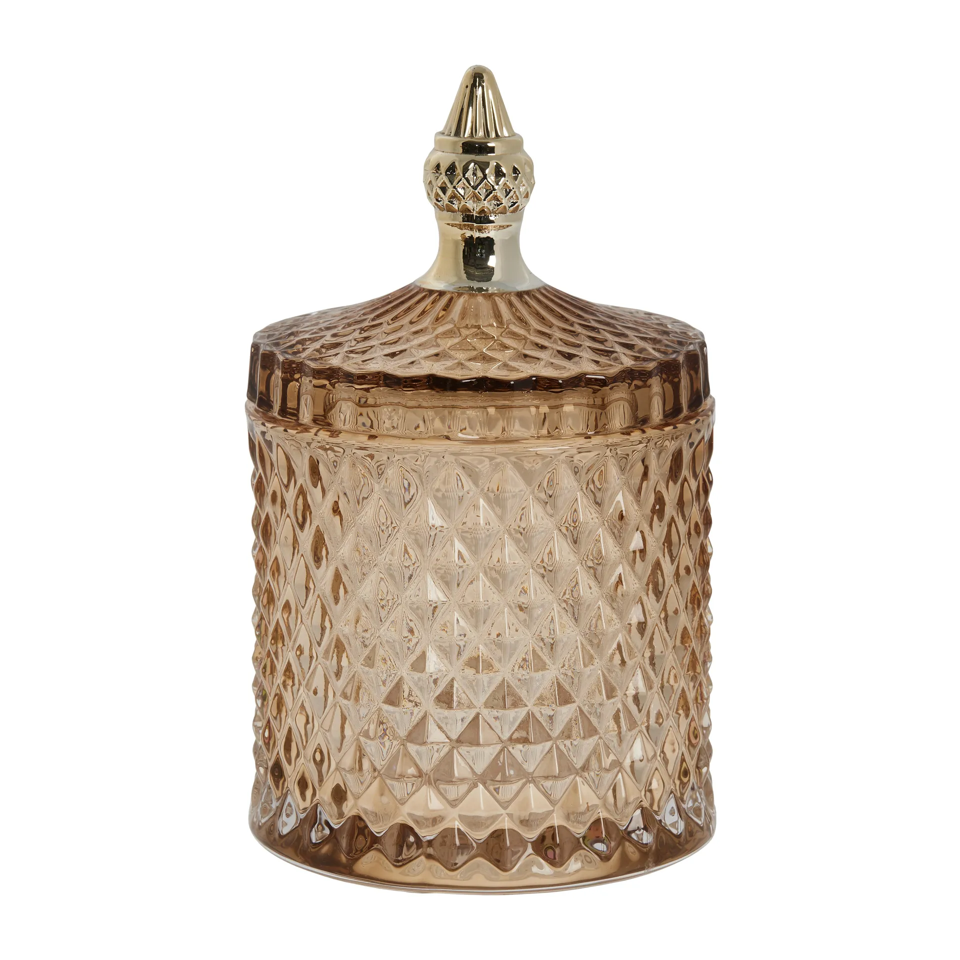 Miya 带盖储物罐 Ø10.5 cm, Golden 棕色 Lene Bjerre