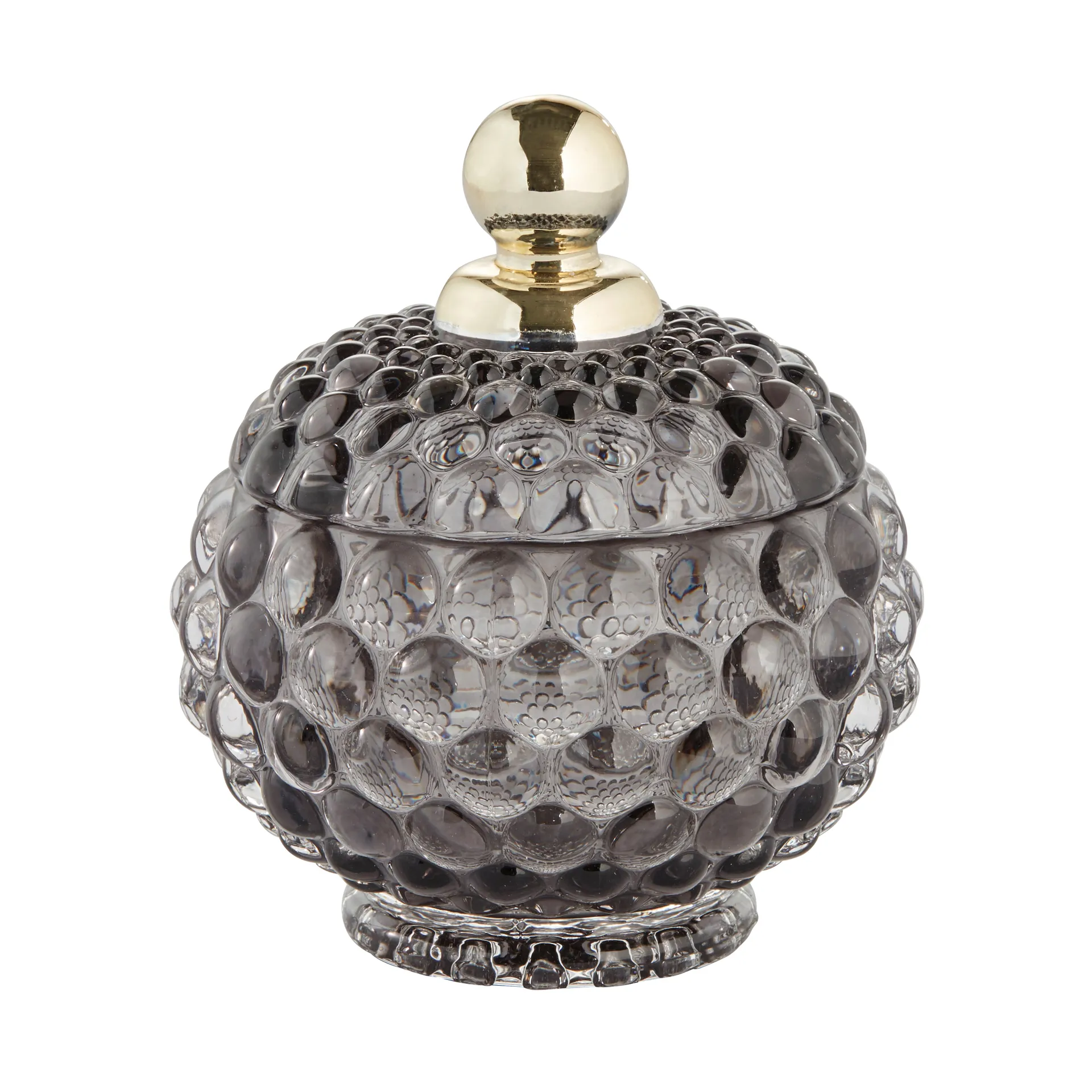 Miya storage jar with lid Ø10 cm, Dark 灰色 Lene Bjerre