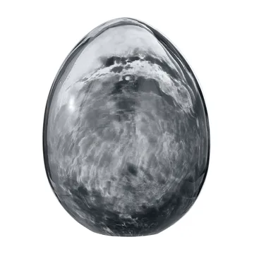 Murina decorative egg 15 cm - 透明-黑色 - Lene Bjerre
