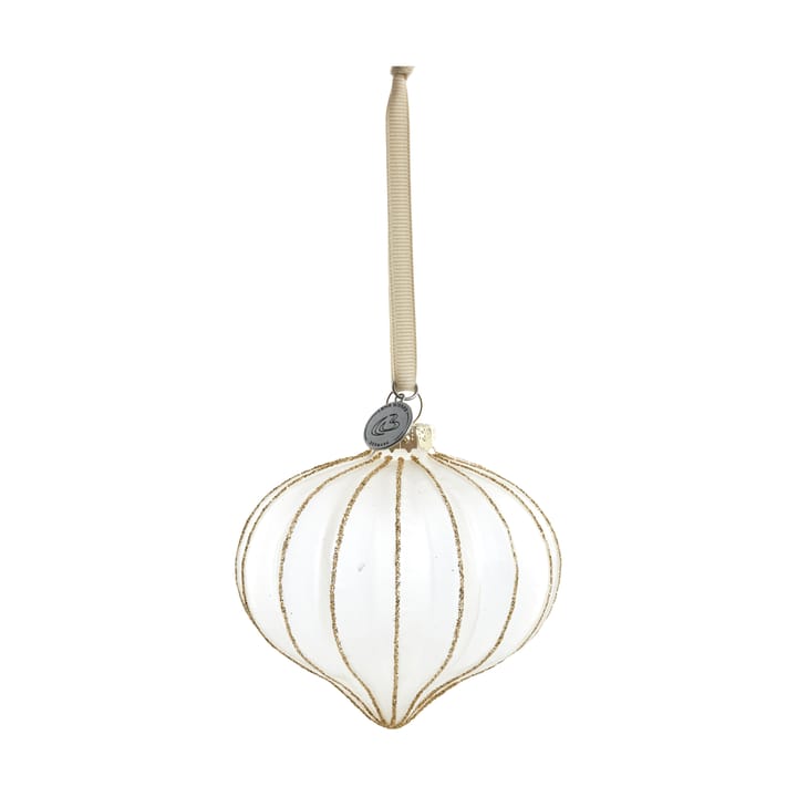 Navina 圣诞摆设/挂件/装饰 8 cm - White-Light gold - Lene Bjerre