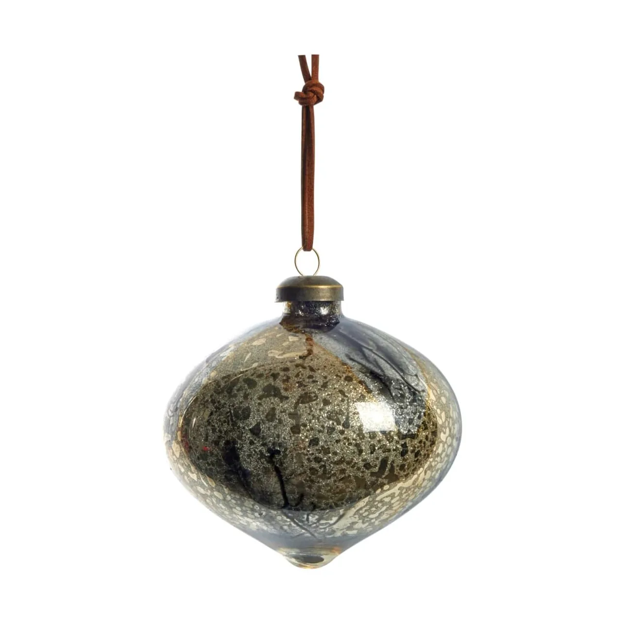 Nosille 圣诞摆设/挂件/装饰 8 cm, 银金 Lene Bjerre