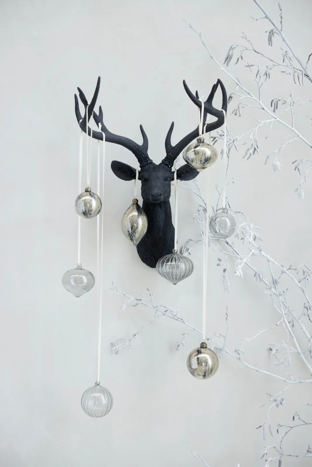 Nosille 圣诞摆设/挂件/装饰 8 cm, 银金 Lene Bjerre