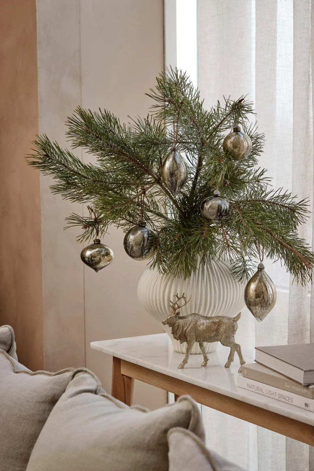 Nosille 圣诞摆设/挂件/装饰 8 cm, 银金 Lene Bjerre