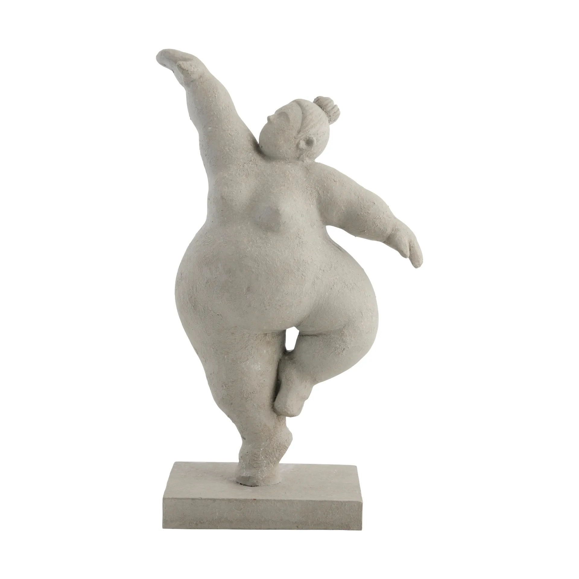 Serafina 踮脚站立女子装饰28.8cm, 灰色 Lene Bjerre