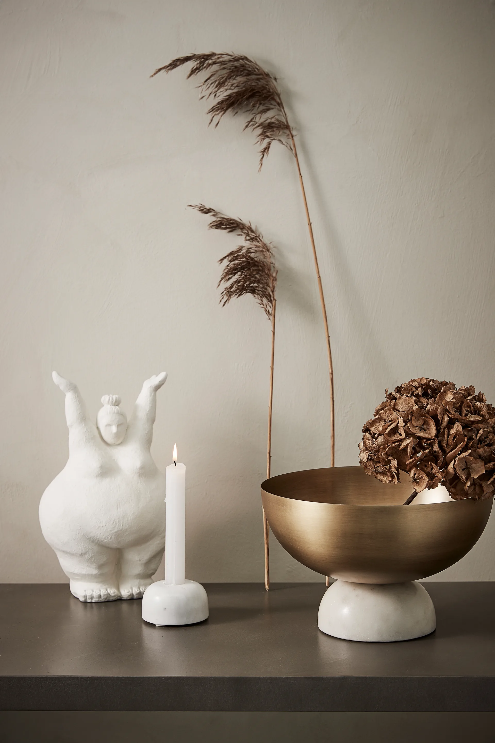 Serafina decoration standing woman 28 cm, 白色 Lene Bjerre