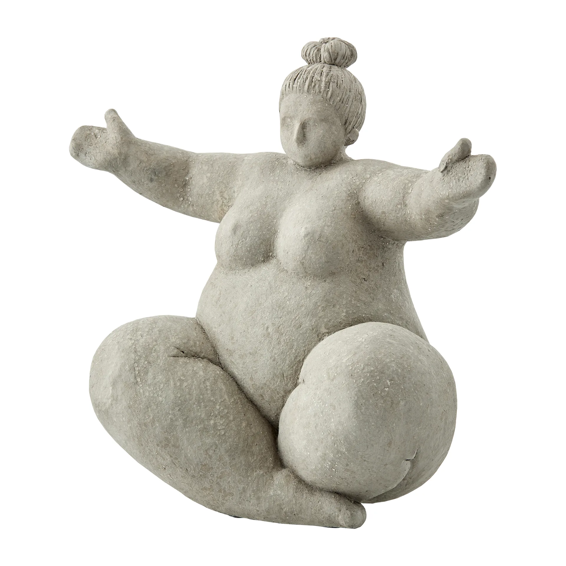 Serafina decorative embracing woman 24 cm, 灰色 Lene Bjerre