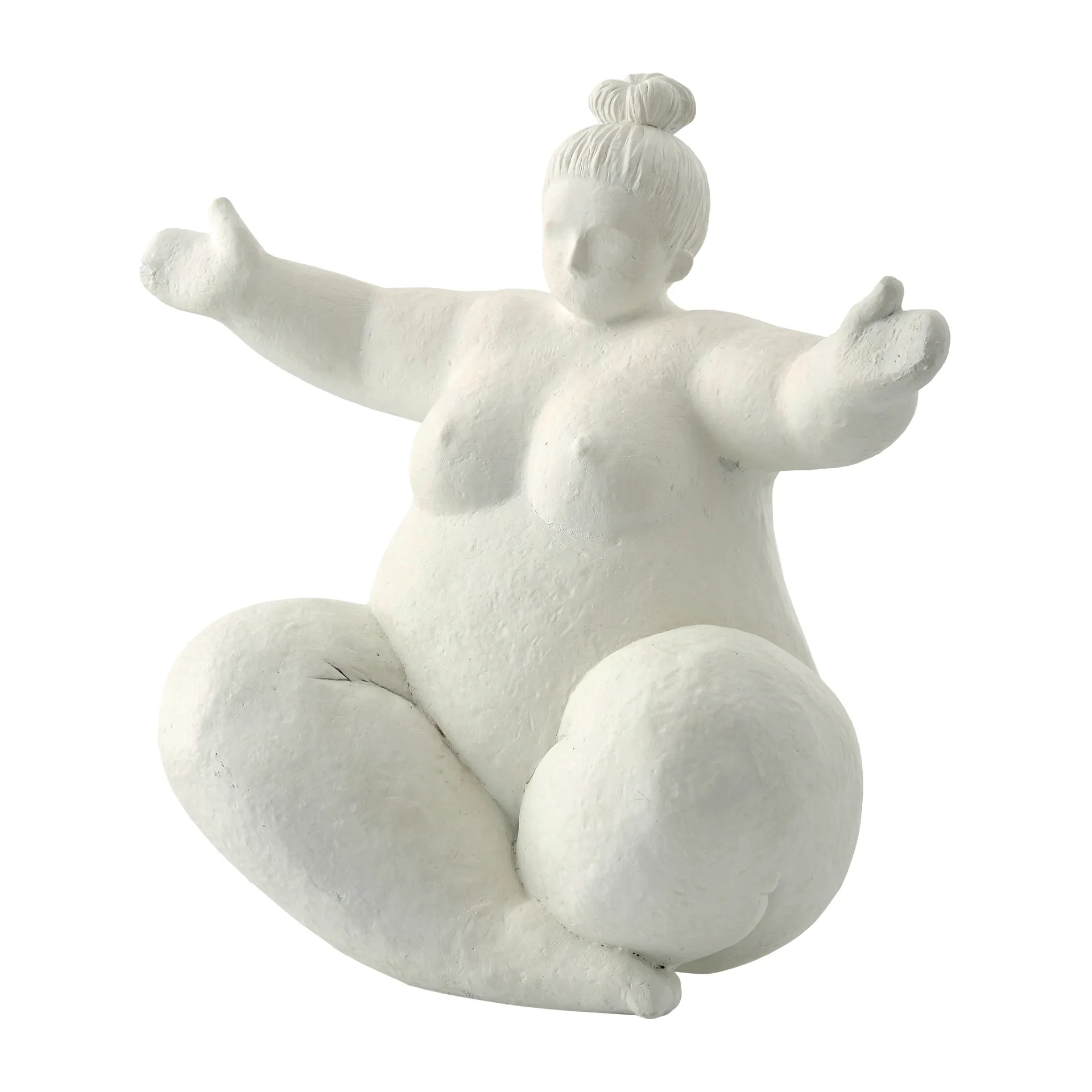 Serafina decorative embracing woman 24 cm, 白色 Lene Bjerre