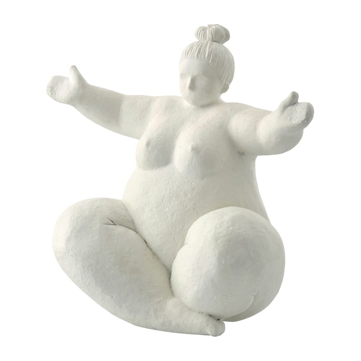 Serafina decorative embracing woman 24 cm - 白色 - Lene Bjerre