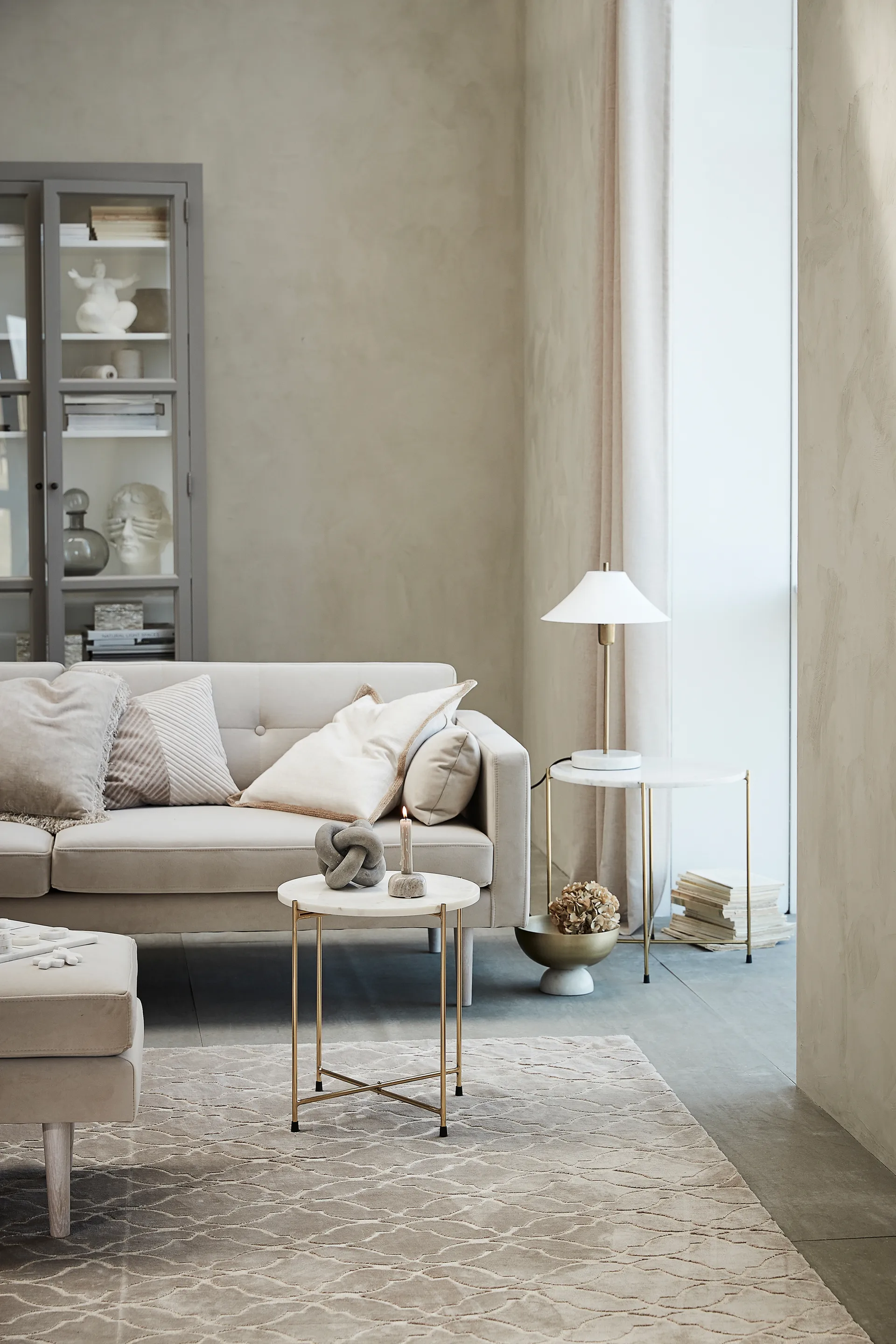 Serafina decorative knot 13 cm, 灰色 Lene Bjerre