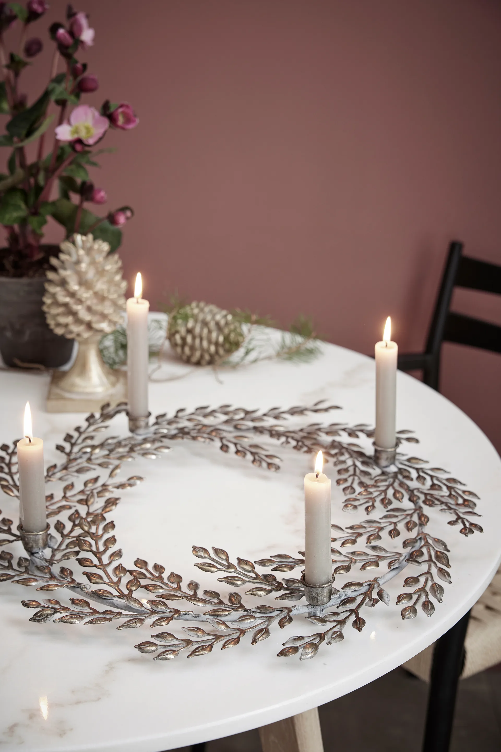 Serafina pinecone 装饰 8.3 cm, Light 金色 Lene Bjerre