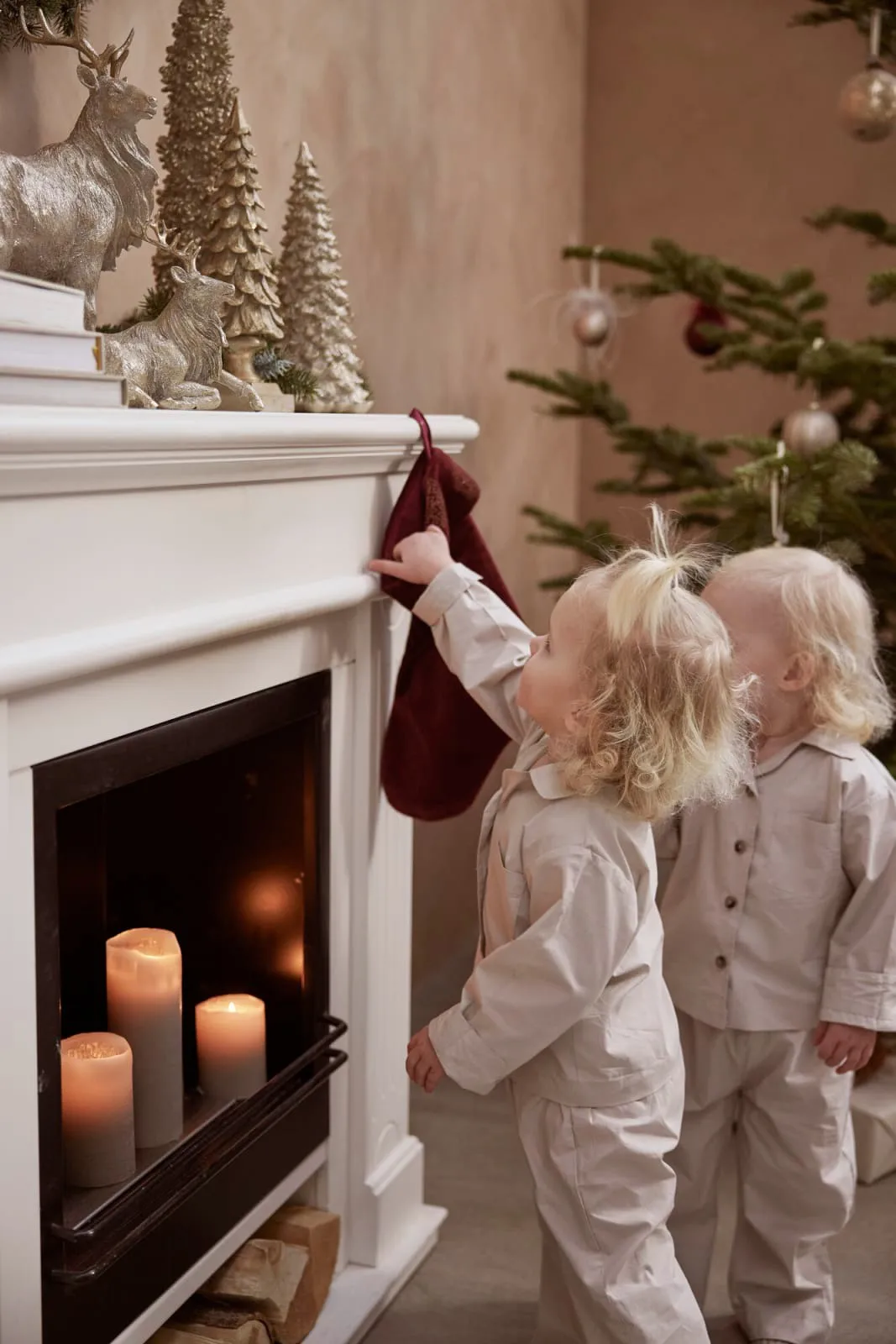 Sessia 鹿 17 厘米, 亮金色 Lene Bjerre