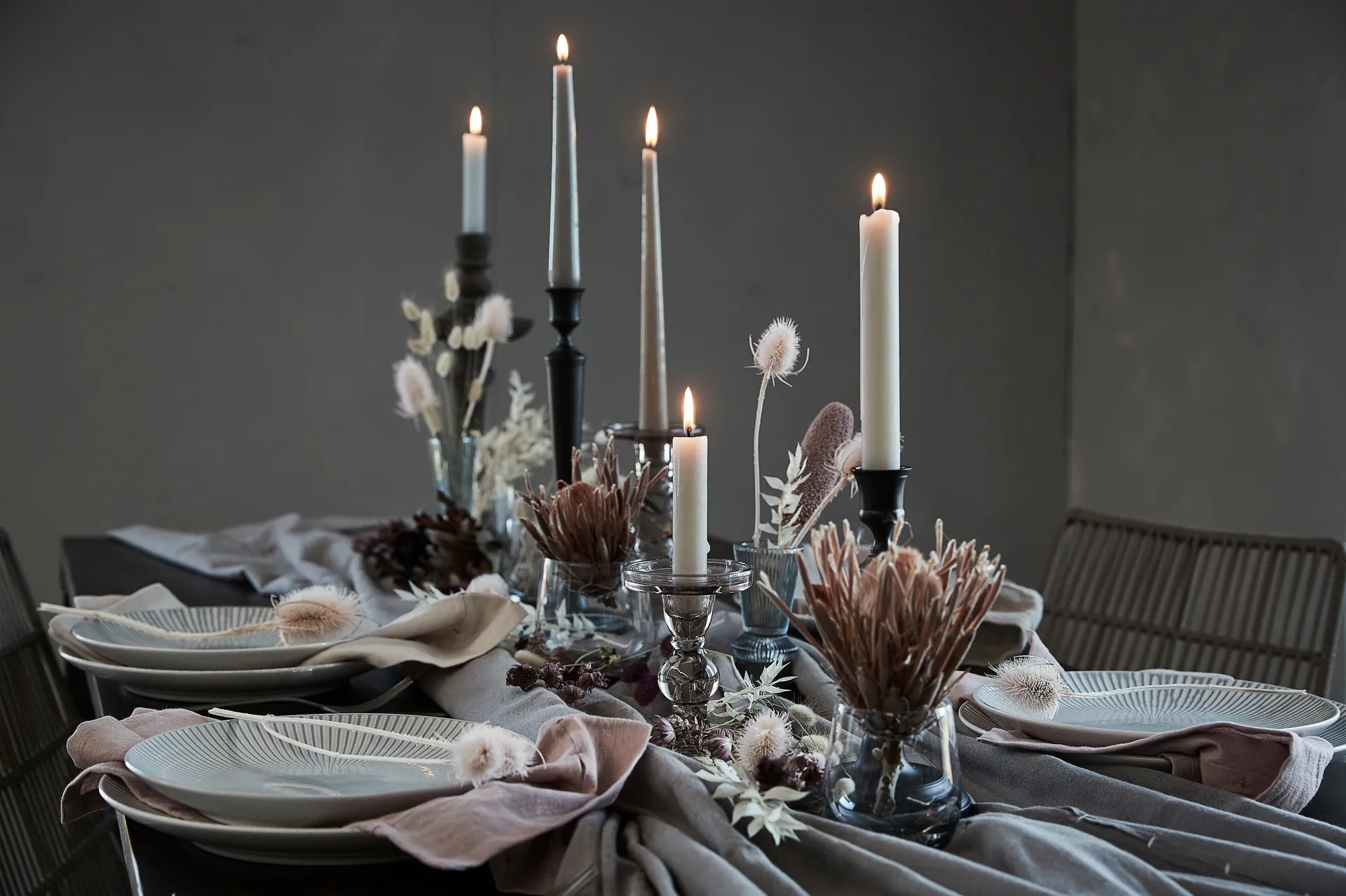 Sivelle candlesticks 13.5 cm, Bark Lene Bjerre