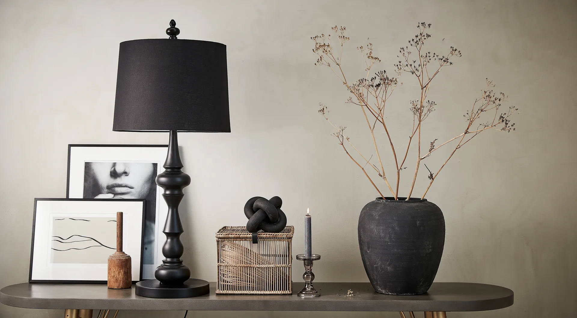 Sivelle candlesticks 13.5 cm, Bark Lene Bjerre