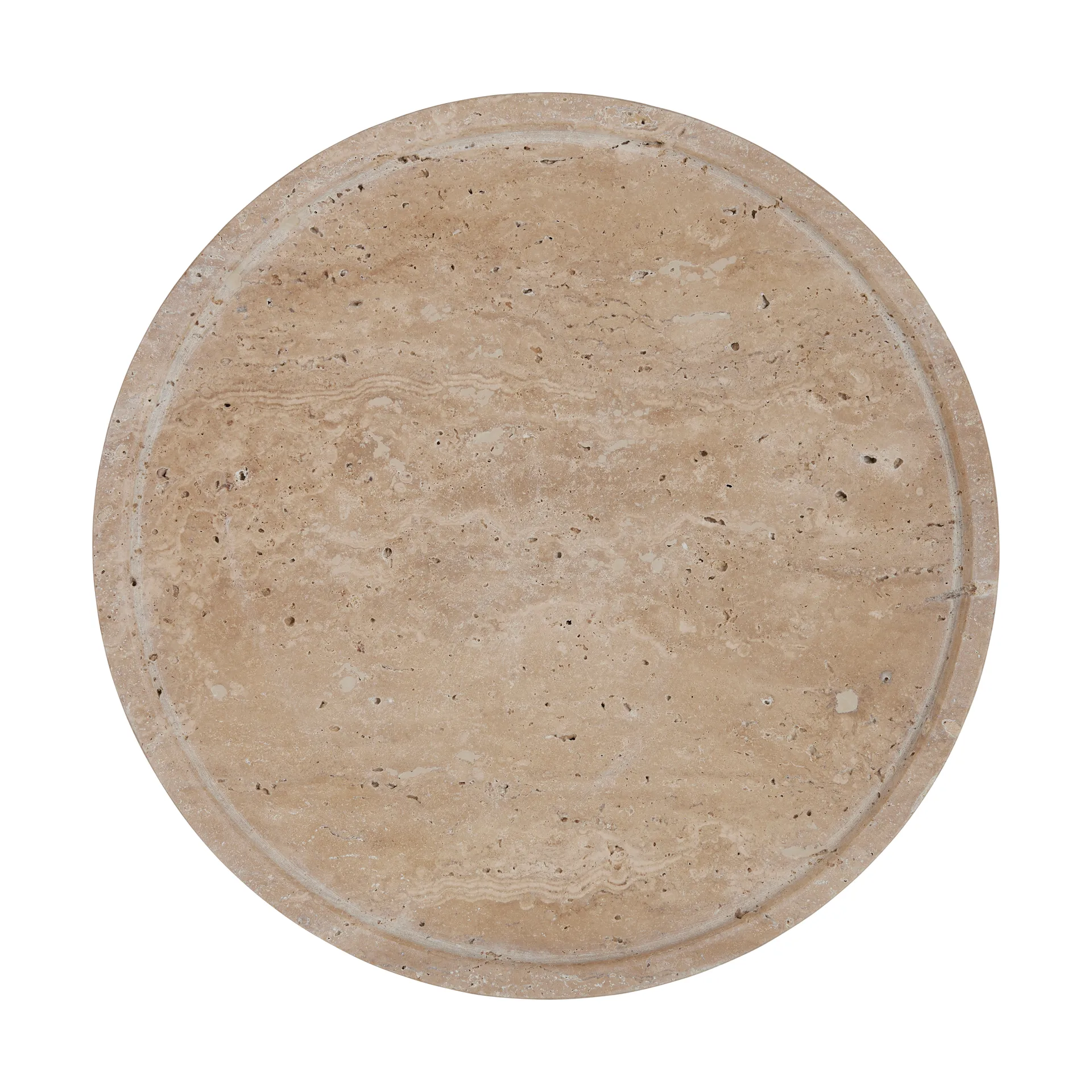 Travina decorative 托盘 Ø25.5 cm, 亚麻色 Lene Bjerre