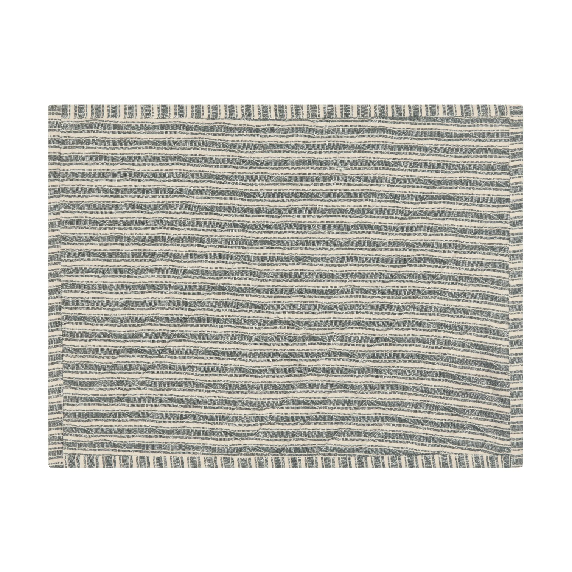 绗缝双面桌垫, 绿色-浅米色-红色，35x45cm Lexington