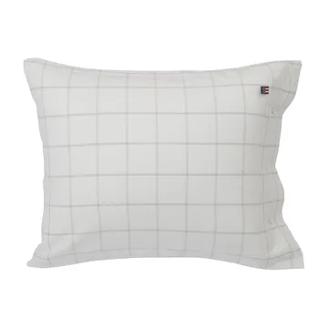 酒店轻法兰绒枕套50x60cm - 白色_浅米色 - Lexington