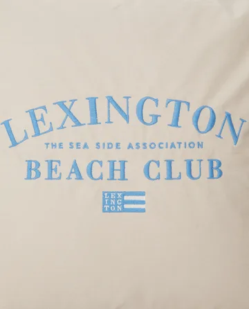 Beach Club Embroidered 枕头套 50x50 cm - Beige-blue - Lexington