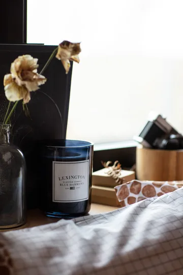 Blue Harmony scented candle 60 hours - Dark 蓝色 - Lexington