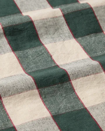 Checked linen/cotton 厨房巾 50x70 cm - 绿色-浅米色-红色 - Lexington