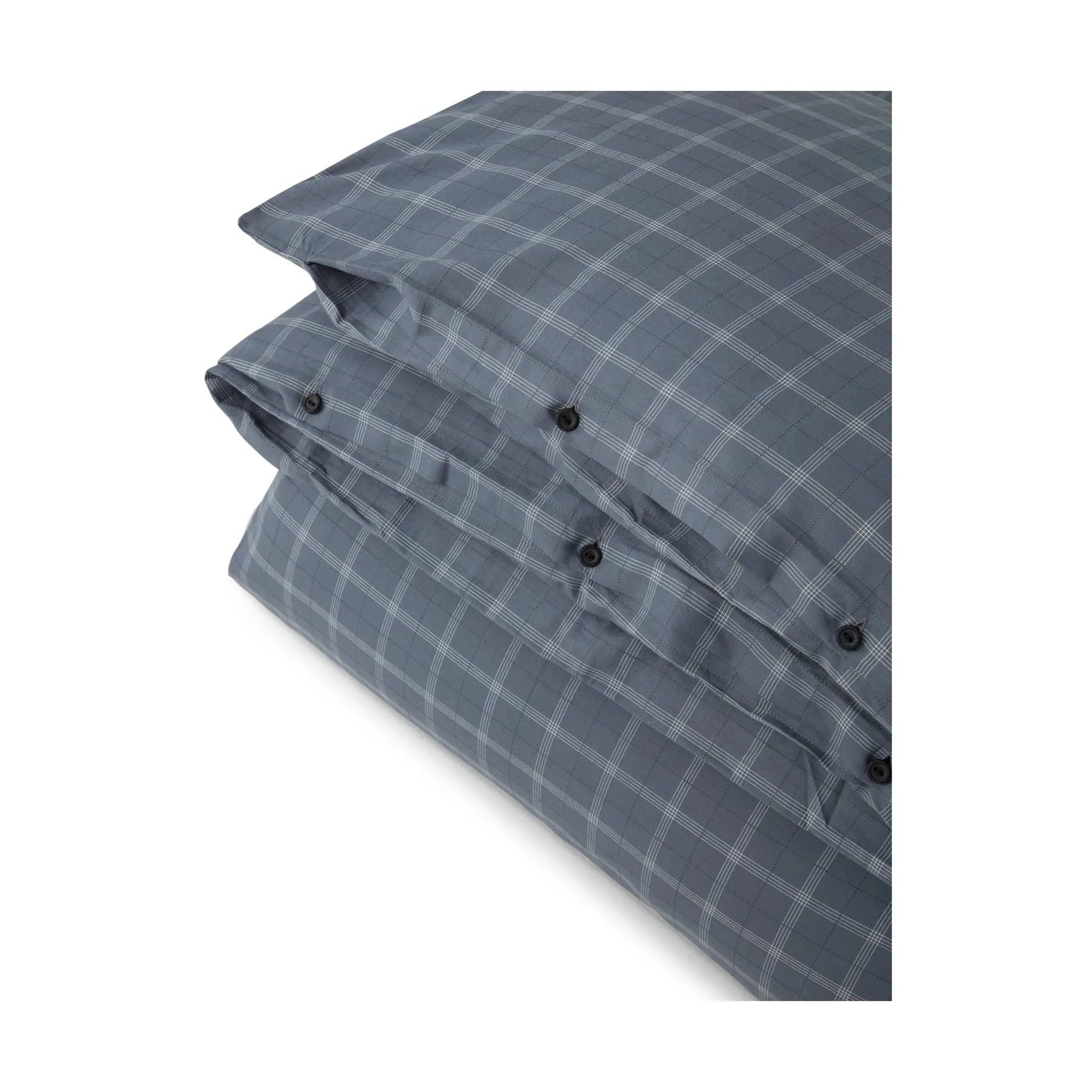 Checked Pinpoint Oxford 被套 150x210 cm, Dove Lexington
