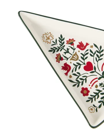 Christmas Tree 上菜盘 - 多色，15.2x11x1.6cm - Lexington