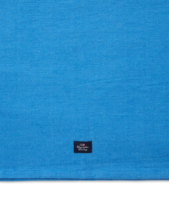 Cotton Jute 桌旗 with Side Stripes 50x250 cm, Blue-white Lexington