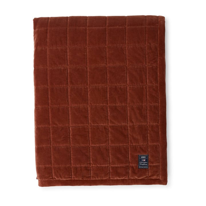 Cotton Velvet quilted 毯子  160x240 cm - Rustic 棕色 - Lexington