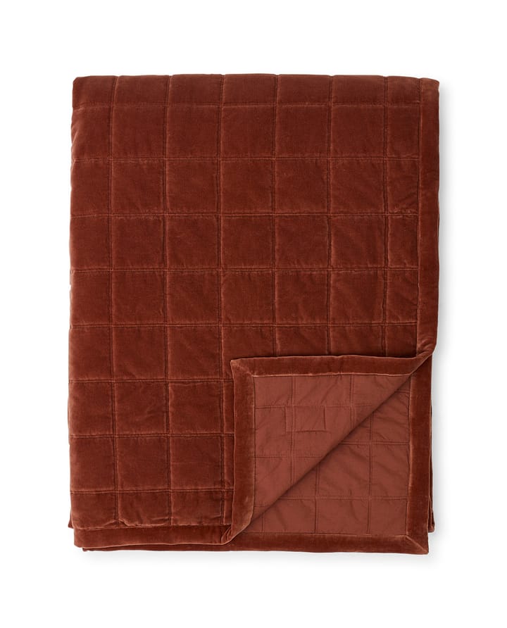 Cotton Velvet quilted 毯子 160x240 cm, Rustic 棕色 Lexington
