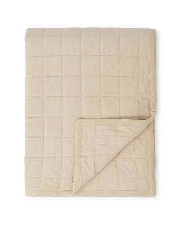 Cotton Velvet quilted 毯子 160x240 cm - 浅米色 - Lexington