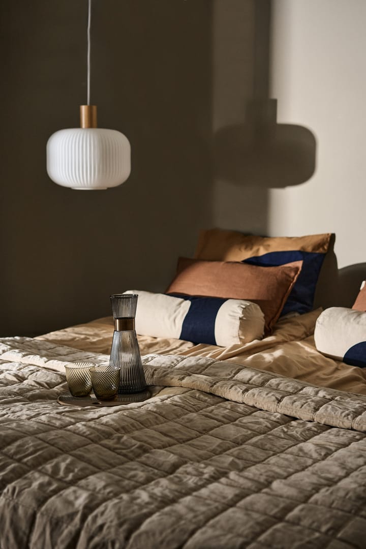 Cotton Velvet quilted 毯子 240x260 cm, 浅米色 Lexington