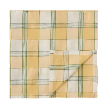 Easter Linen/Cotton 桌布 150x250 cm - 黄色-绿色 - Lexington