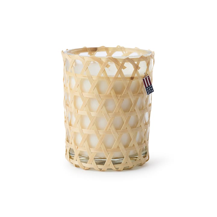 Handwoven Bamboo scented lemongrass-coconut, 66 hours Lexington