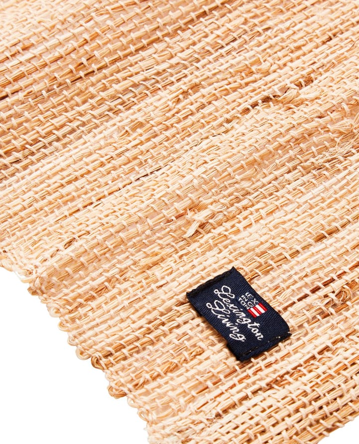 Handwoven Hemp/Ramie 餐垫 50x36 cm, 原色/自然色 Lexington