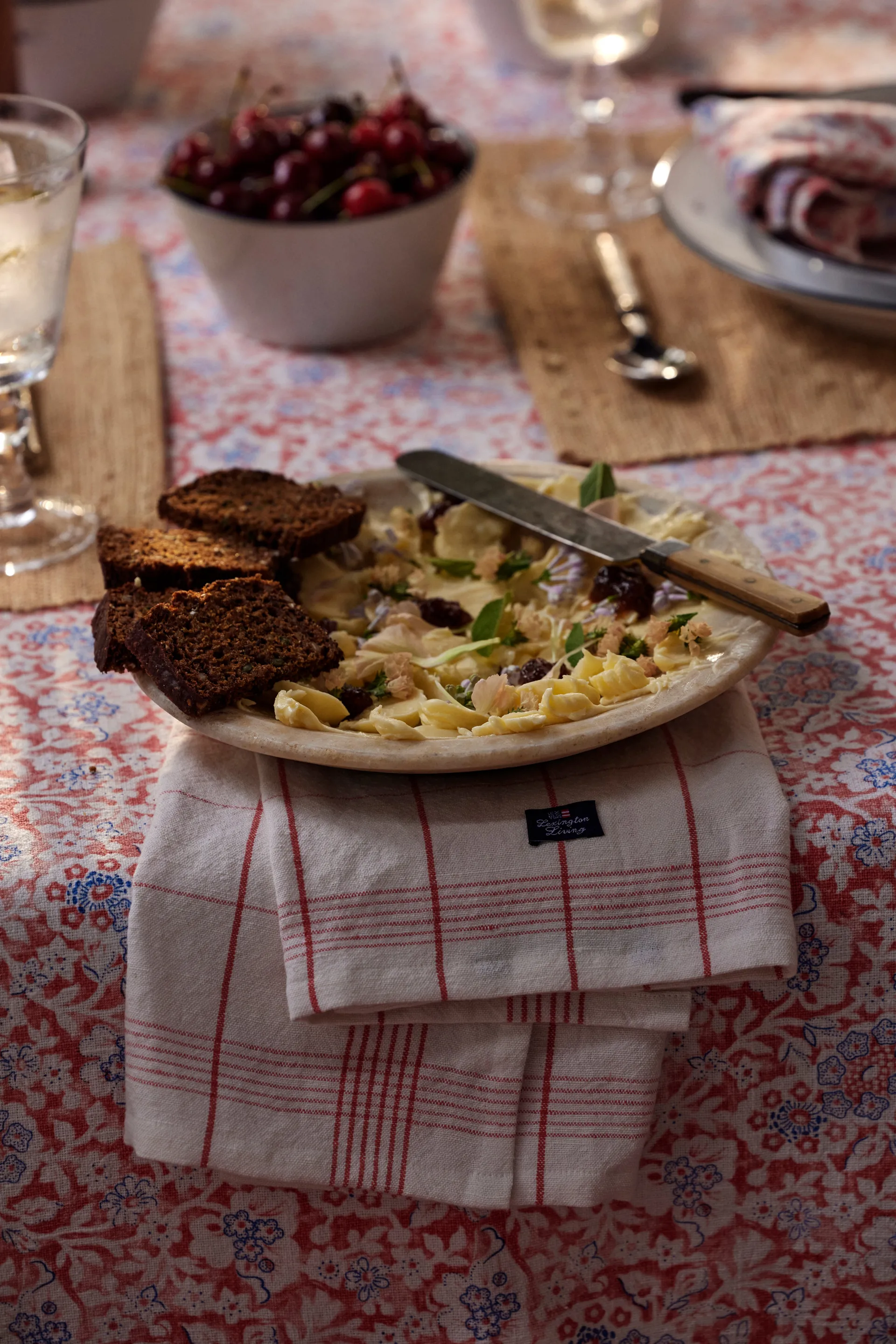 Handwoven Hemp/Ramie 餐垫 50x36 cm, 原色/自然色 Lexington