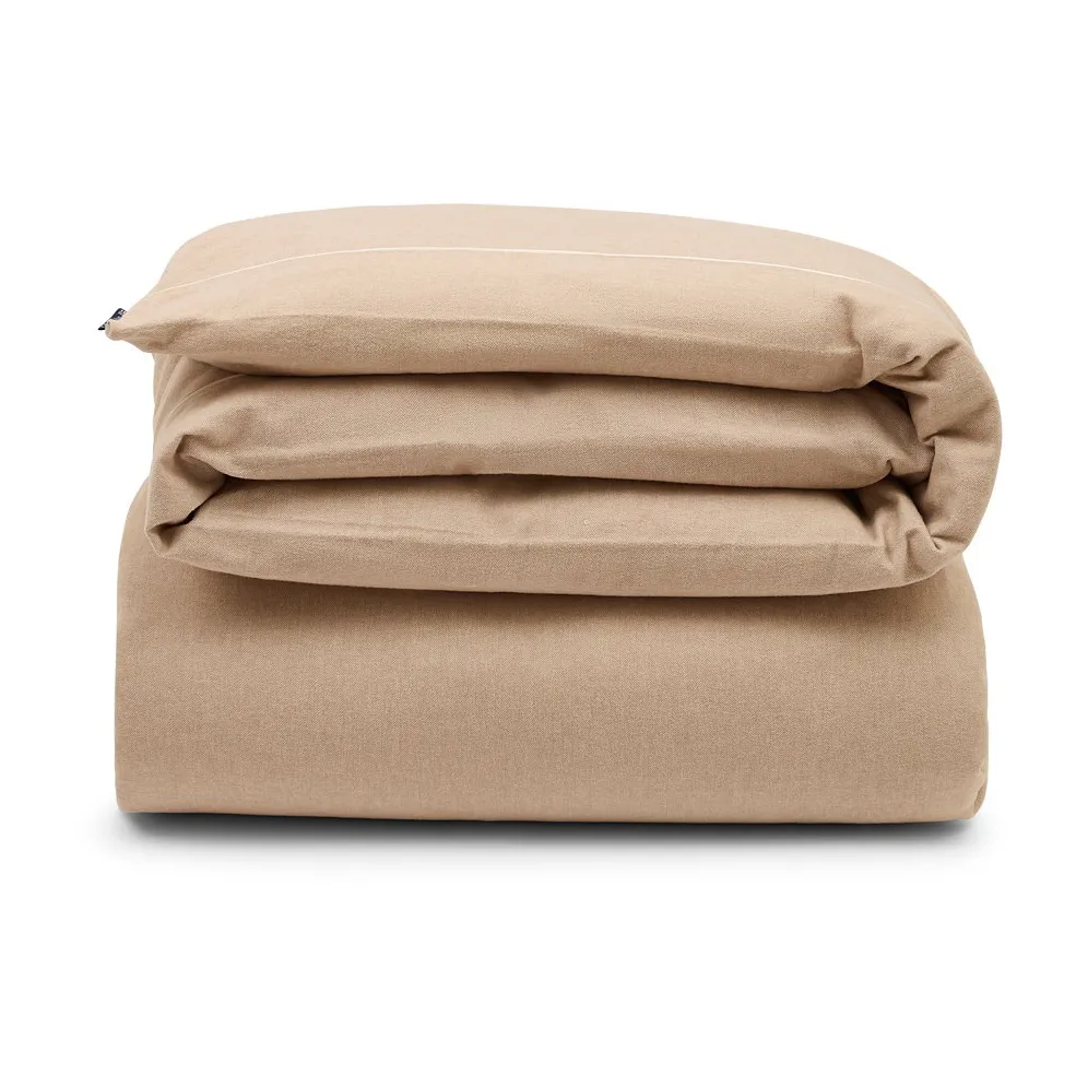 Herringbone Flannel duvet cover 150x210 cm, 米色-off 白色 Lexington