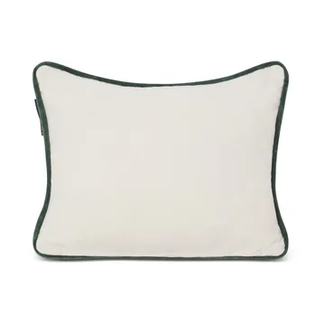 Holiday Car Organic Cotton Velvet 靠枕|靠垫 30x40 cm - 白色-红色 混合色 - Lexington