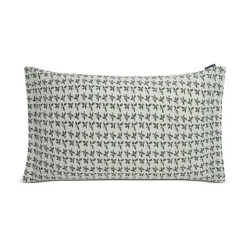 Holly Printed Cotton Sateen 枕头套 50x90 cm - 白色-绿色 - Lexington