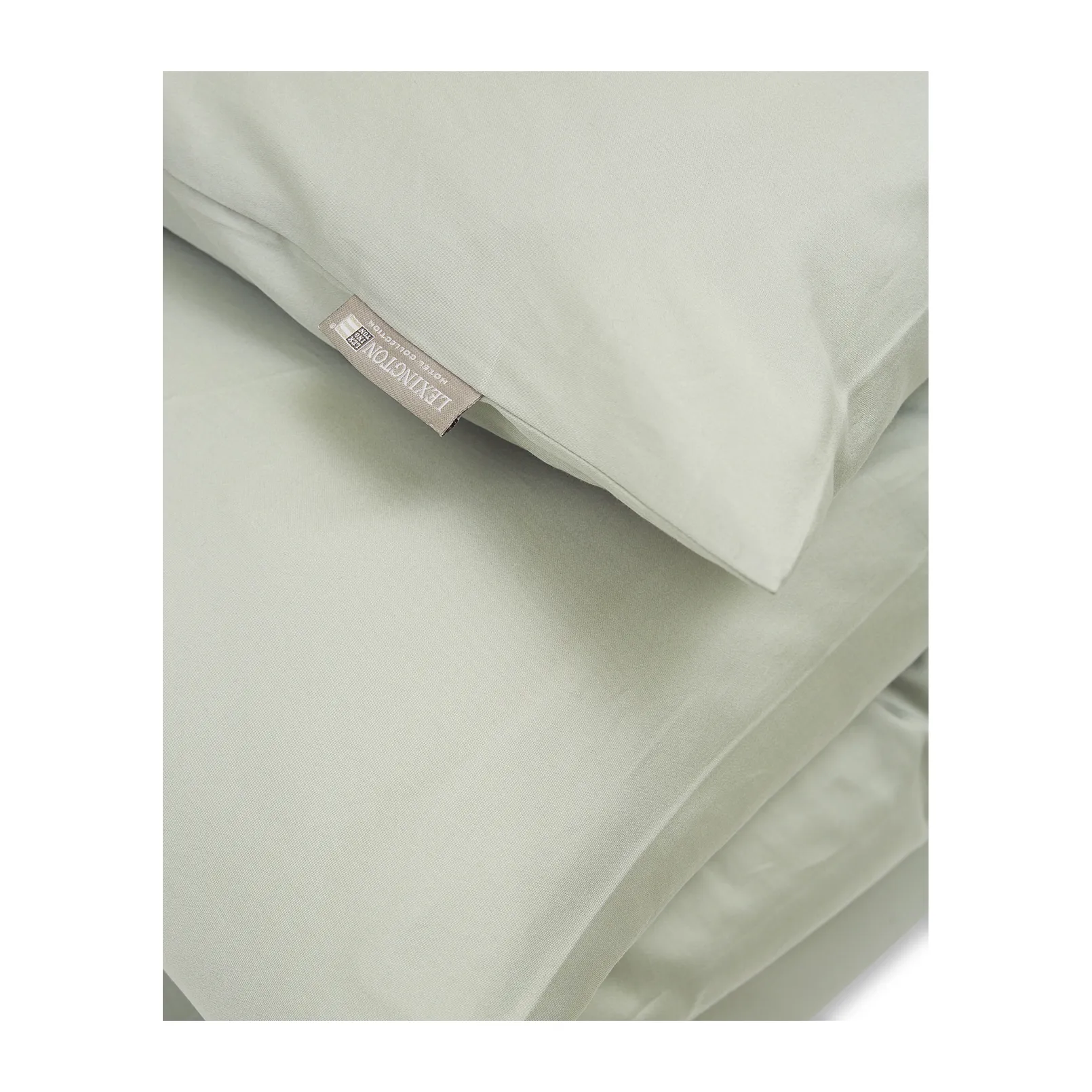Hotel Cotton Sateen duvet cover 150x210 cm, Sage 绿色 Lexington