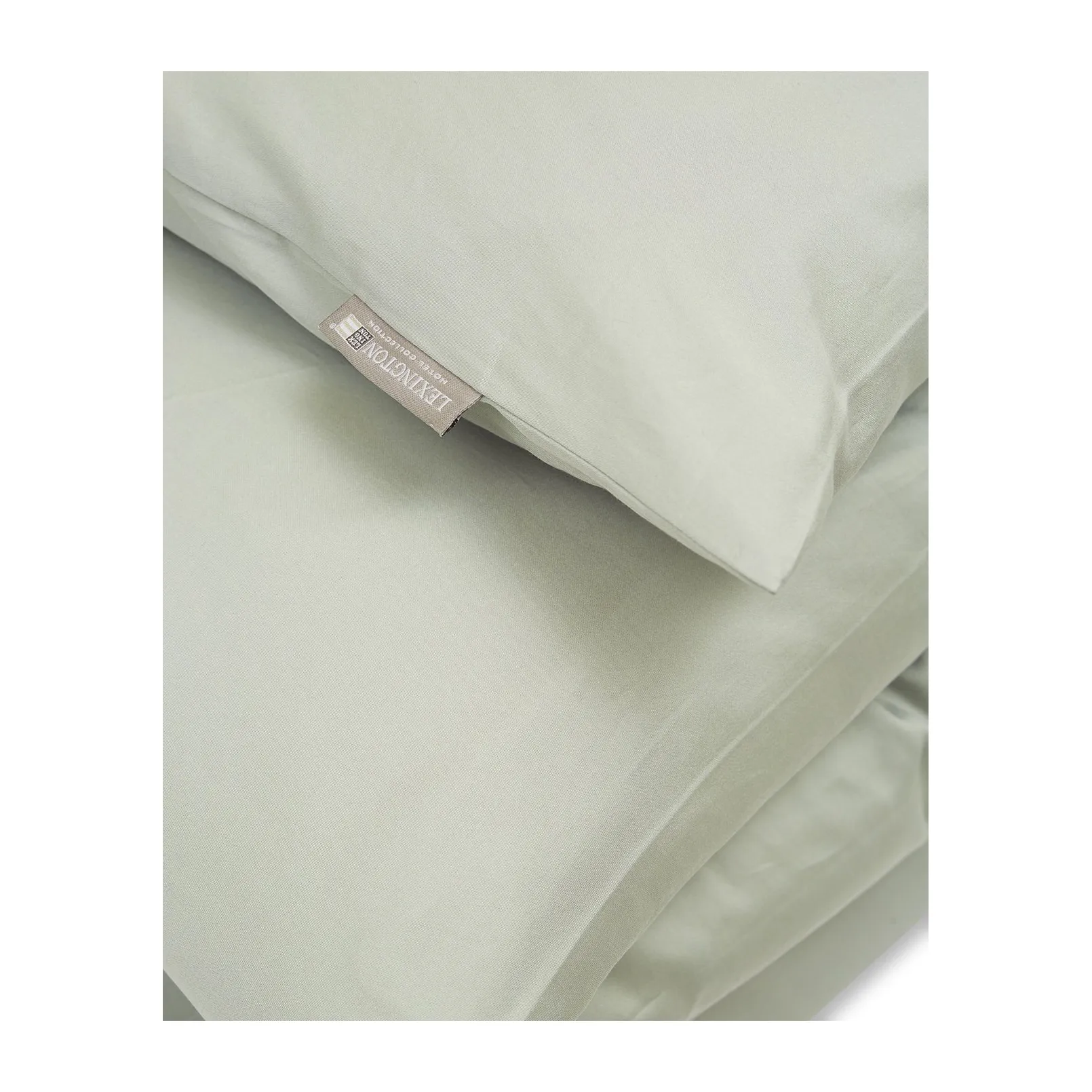 Hotel Cotton Sateen duvet cover 220x220 cm, Sage 绿色 Lexington