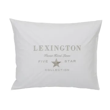 Hotel Embroidery 枕套50x60cm - 白色_浅米色 - Lexington
