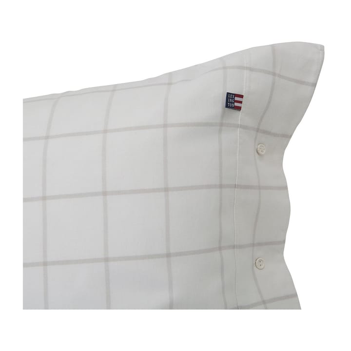 Hotel Light Flannel 枕头套 50x90 cm, 白色-浅米色 Lexington