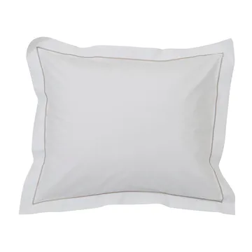 Hotel Percale 枕套50x60cm - 白色_浅米色 - Lexington