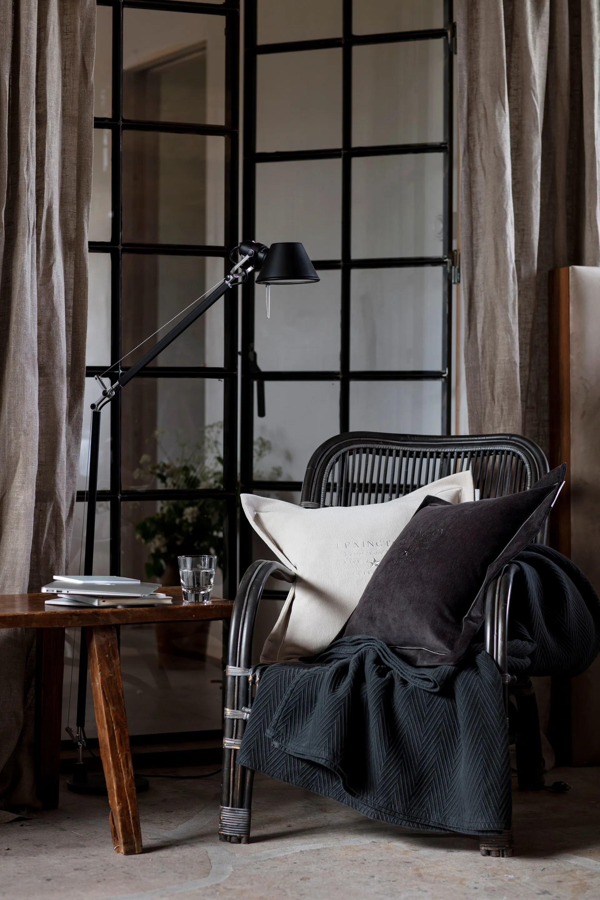 Hotel Velvet 枕头套 50x50 cm, Dark 灰色 Lexington