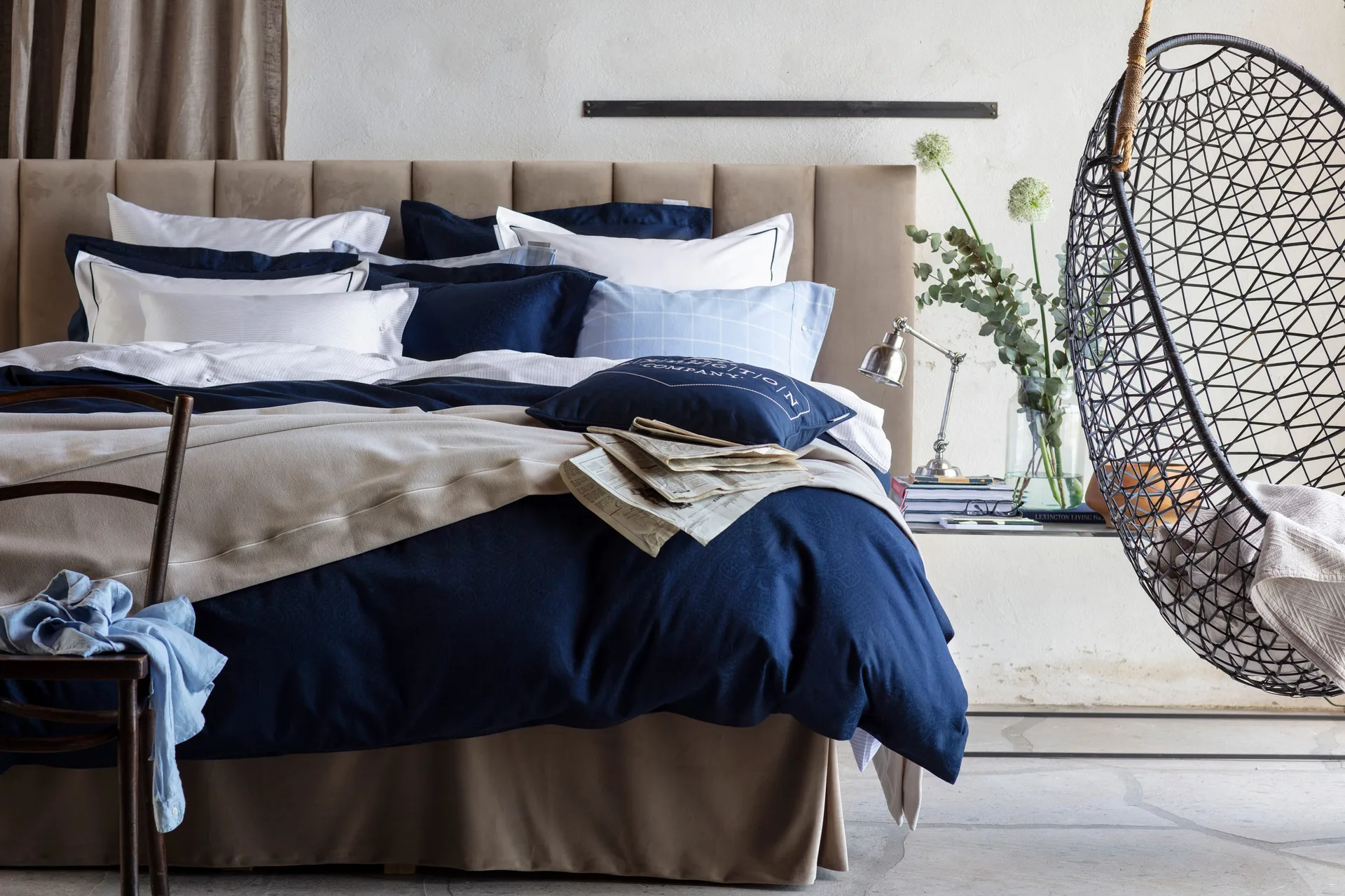 Hotel Velvet bedspread 260x240 cm, 米色 Lexington