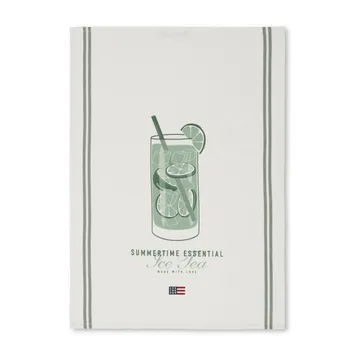 Ice Tea Organic Cotton Twill 厨房巾  50x70 cm - 白色 - Lexington