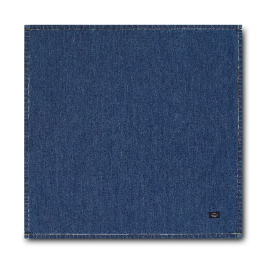 Icons Denim napkin 50x50 cm, denim 蓝色 Lexington