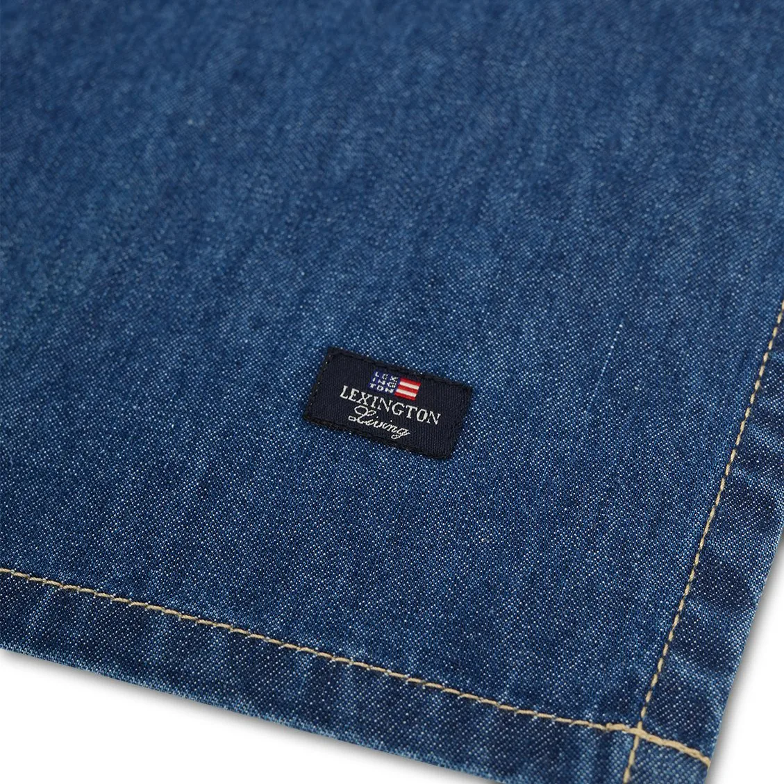 Icons Denim napkin 50x50 cm, denim 蓝色 Lexington