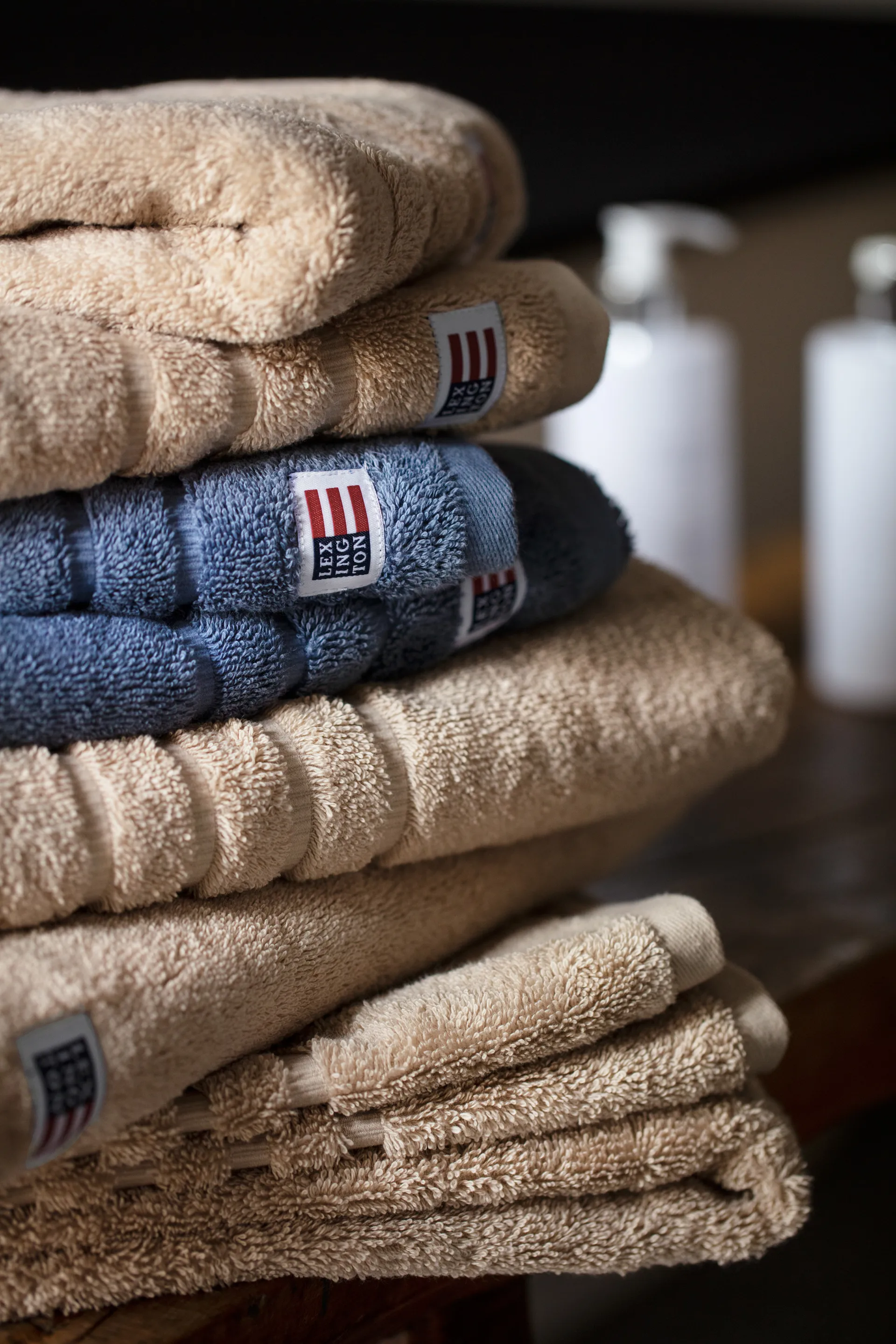 Icons Original 毛巾  30x50 cm, Steel 蓝色 Lexington