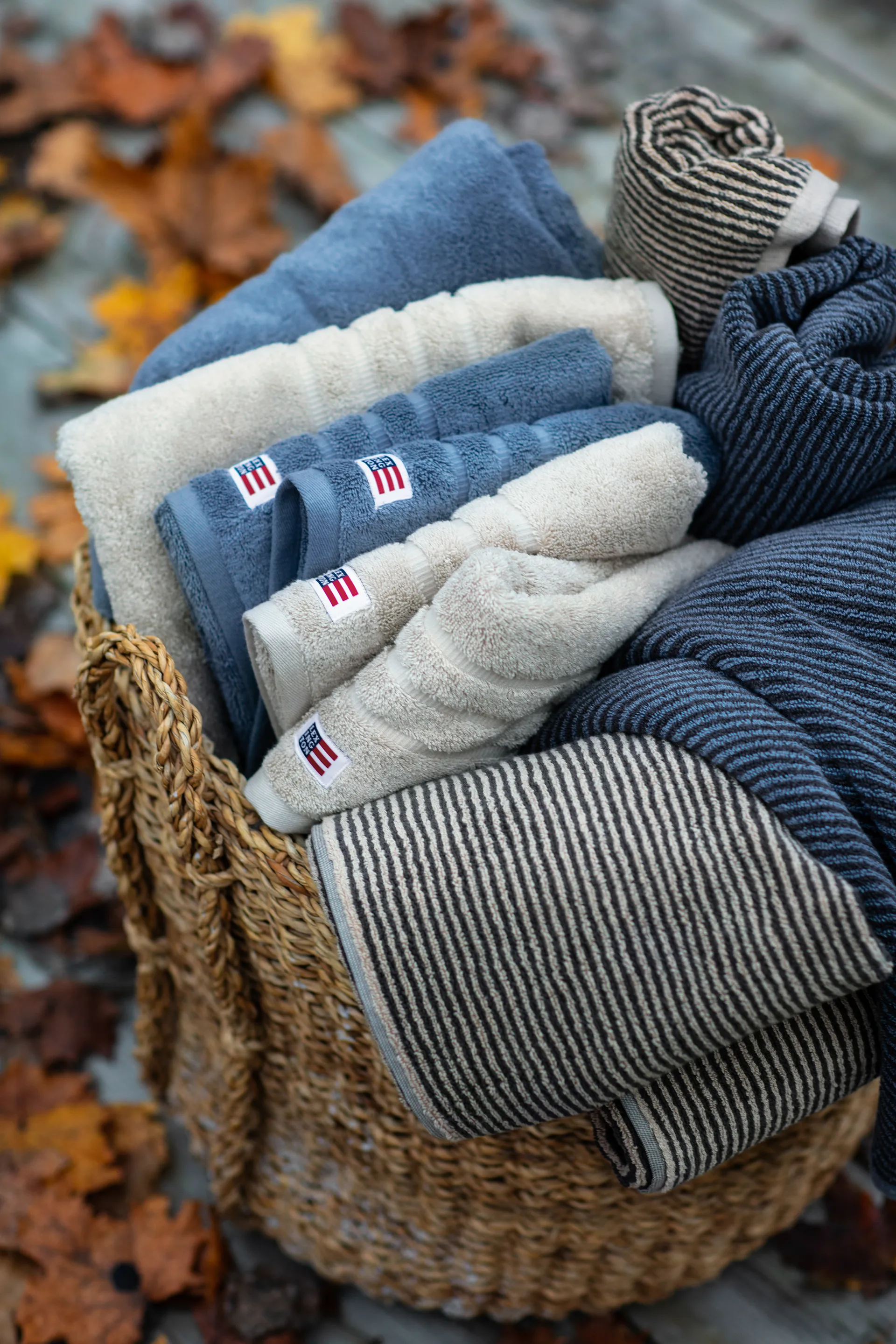 Icons Original 毛巾  30x50 cm, Steel 蓝色 Lexington